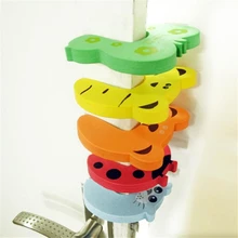 8 шт./лот, защита для детей, милые животные, защита на дверь, замок для карт, защита для новорожденных, защита для пальцев