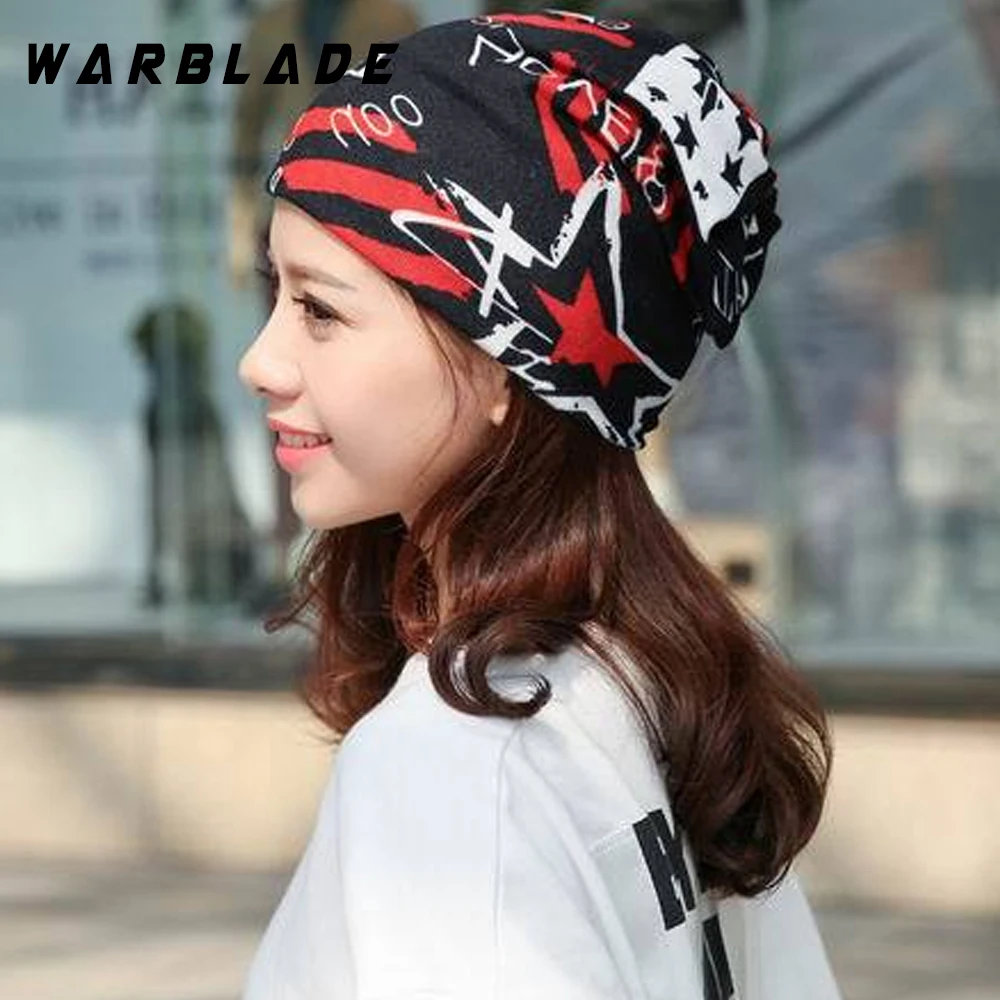 2018 New Simple Fashion Headwear Women's hats Female Winter Caps Star hats ladies spring and autumn Hip-hot Skullies Beanies 