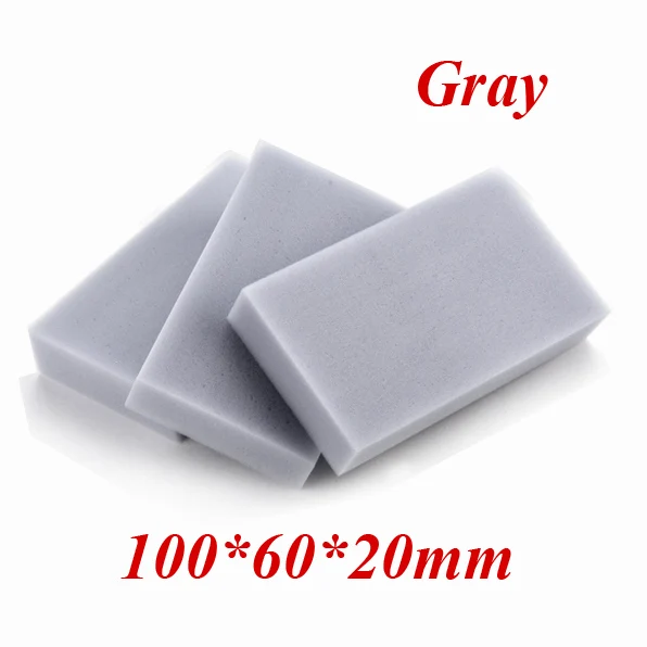 200 шт волшебная Чистящая губка Gray100* 60*20 мм меламиновая губка Ластик Многофункциональный