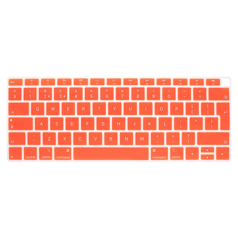 Для Macbook Air 13 дюйм чехол для клавиатуры протектор 2018 3 дюймов ЕВРО Великобритания
