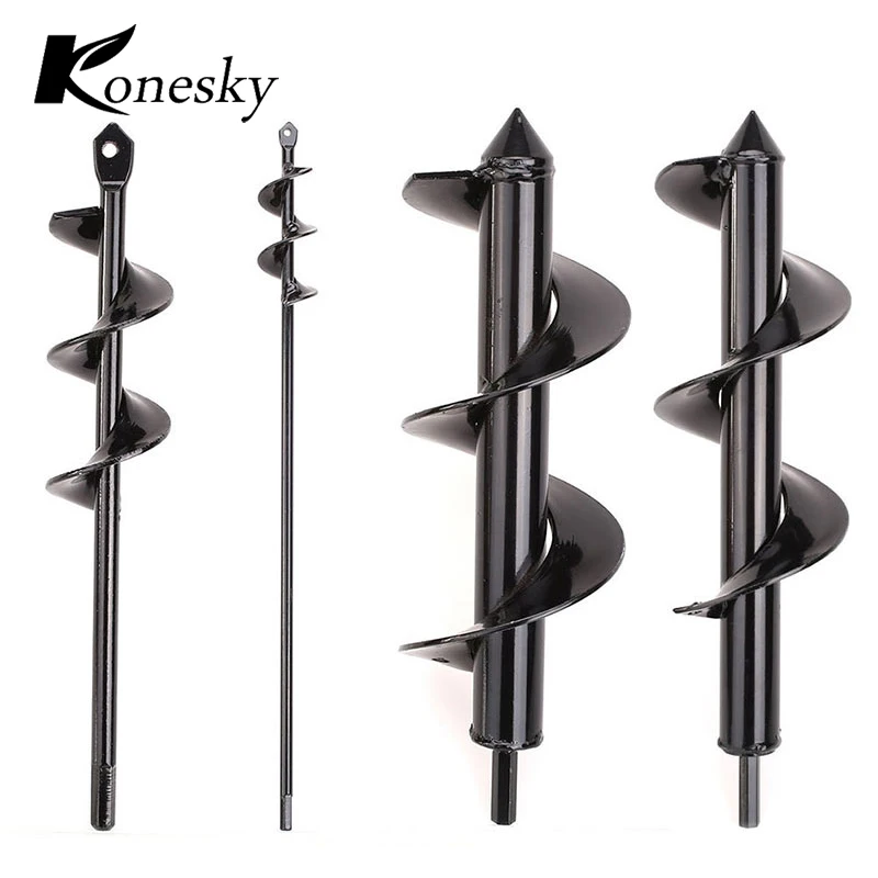 Ручная дрель Konesky электрическая с зарядкой сверло для орошения посадочных шнеков
