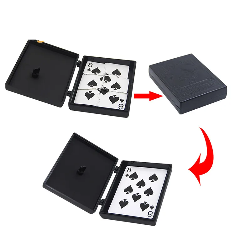 

Miracle Card Case Magic Tricks Appearing Card Magie Close Up Illusions Gimmick Props Comedy