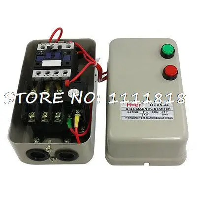 

4.5-7.2A Setting Amp 3 Phase AC Contactor Motor Magnetic Starter 24V Coil