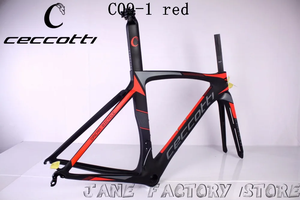 2018 C09 CECCOTTI брендовая углеродная рама для шоссейного велосипеда велосипедный