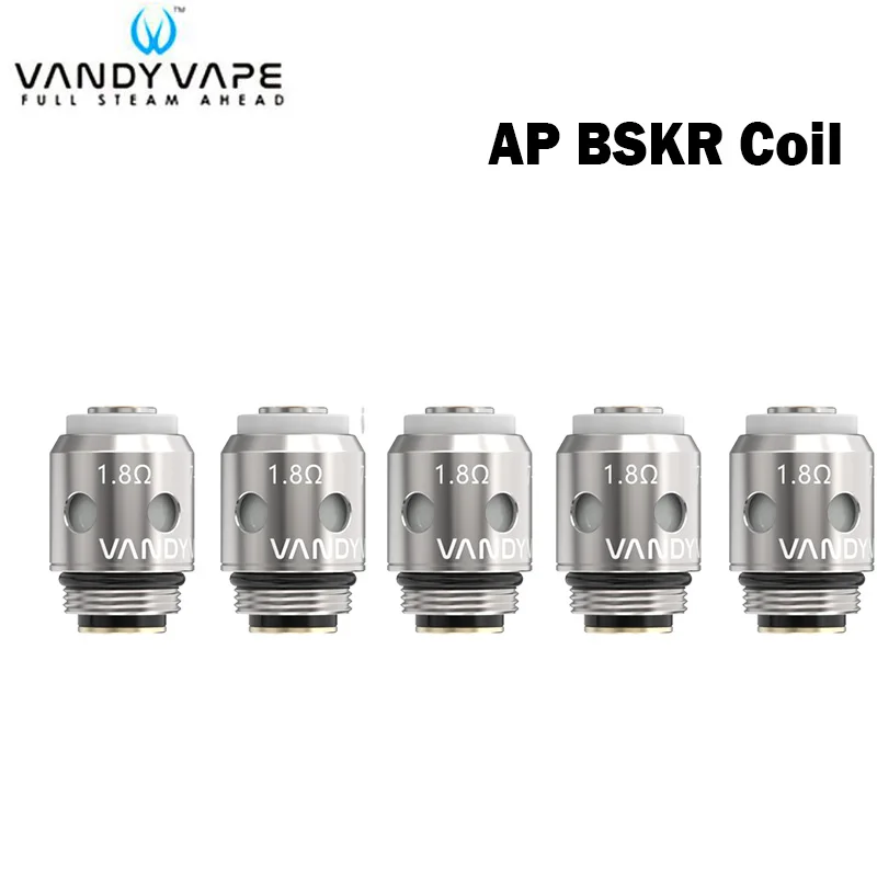 5 шт./лот Vandy Vape AP BSKR катушка 1.5ohm и 1.8ohm для kit MTL SUB бак электронная сигаретные