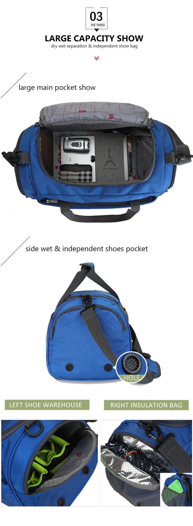 Unisex Large Capacity Sport Bag