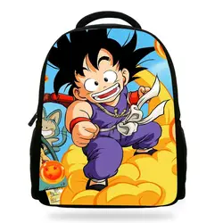 14 дюймов Mochila школьники рюкзак Dragon Ball мальчиков Супер Saiyan принт детей школьные сумки для подростков Wuko