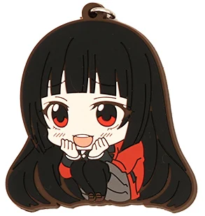 Kakegurui аниме ремешок брелок Jabami Yumeko Meari Kirari Yumemi Midari Itsuki резиновый ремешок брелок - Цвет: 1 Jabami Yumeko