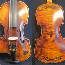 Strad стиль песня бренд maestro 5 Строки инкрустированные/рисунок 4/4 Скрипки#11409