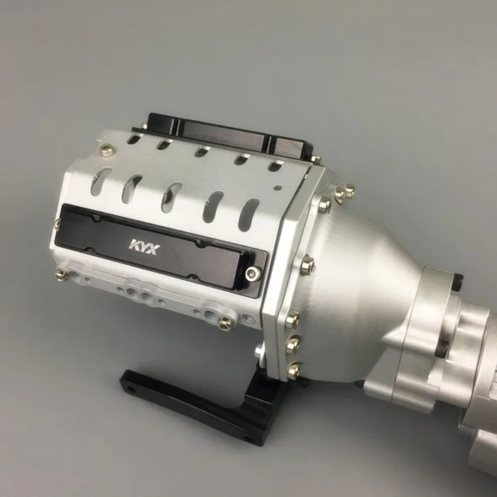 KYX CNC обработанный сверхмощный два 2 скорости V8 коробка передач для осевой SCX10 II AX90046