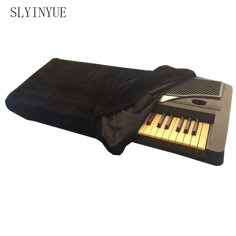 Черный чехол для пианино 61 Ключ Крышка клавиатуры пылезащитный чехол Музыкальные инструменты электрический чехол для пианино - Цвет: 88key