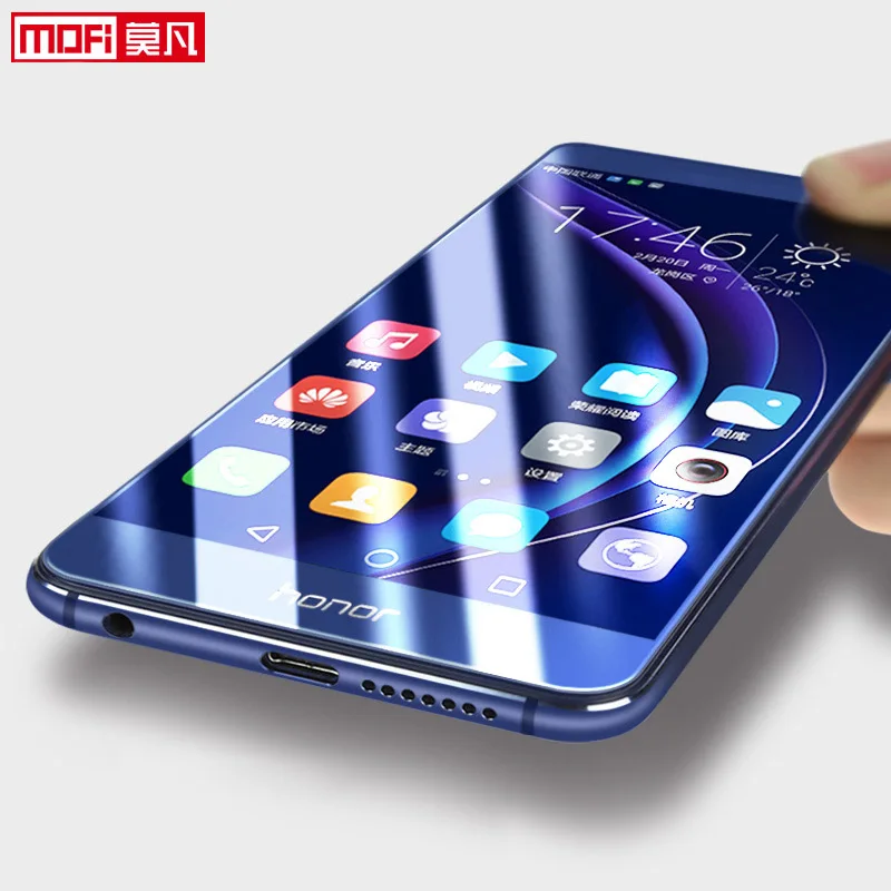 Huawei Honor 8 Защита для экрана закаленное стекло 2.5D Mofi ультра тонкий прозрачный 9H