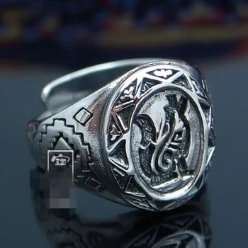 

GV Wolf Wolf totem GoodVibrations retro 925 sterling silver ring