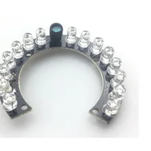 CCTV 15 шт. FY-6015 светодиодов 5 мм Инфракрасный ИК 90 градусов лампы доска 850nm для DIY CCTV взрывозащищенные камеры