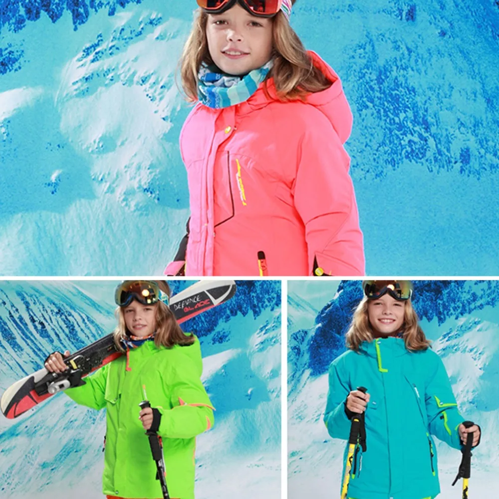 

Cool Designed Winter Outdoors Snow Ski Boy Outdoor Sports Jacket Coat Top Quality Girl Ski Coat dropshipping