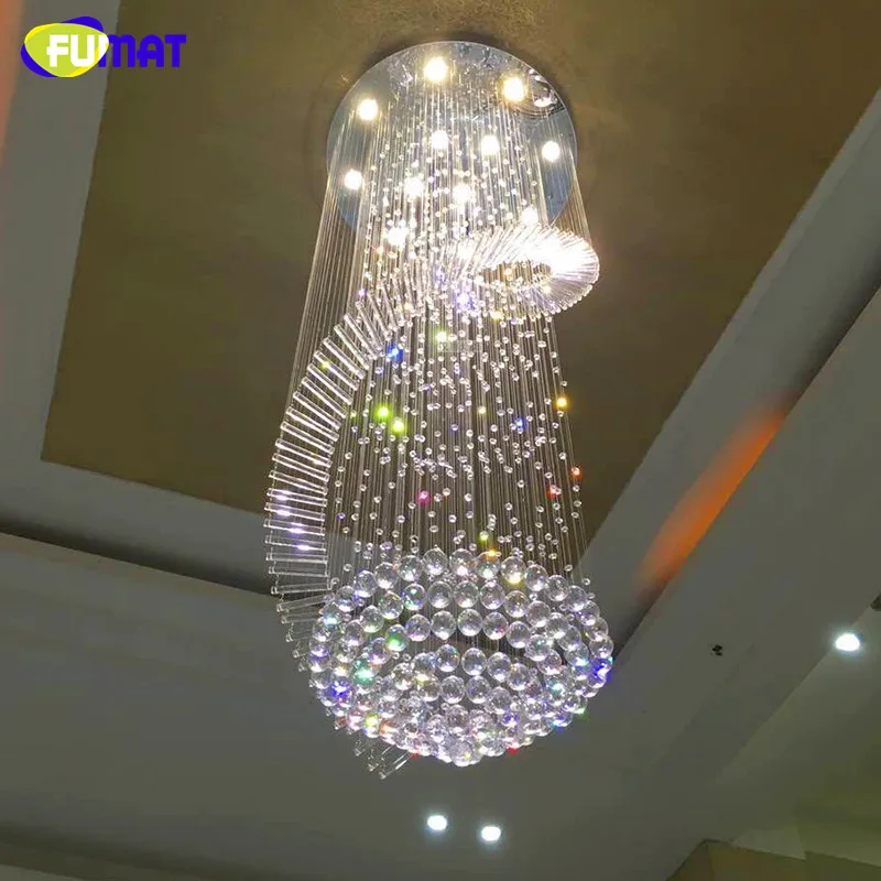 Современная люстра LED K9 хрустальные лампы Длинная подвесная люстры De Cristal Kronleuchter