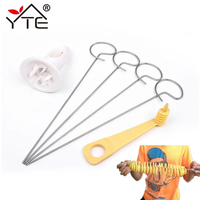 

Tornado Potato Spiral Cutter Slicer Spiral Potato Chips Potato Tower Making Twist Shredder Kitchen Tools