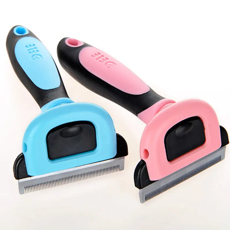 

Pet Hair Remover Comb For Dog Cat Brush Groomer Tool Brush For Small Medium Dog Comb Cat Grooming Hair Removal Supplies Blue M