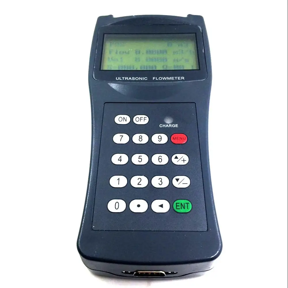 

portable ultrasonic flowmeter water digital flow meter sensor counter indicator flow device caudalimetro DN15-100mm DN50-700mm