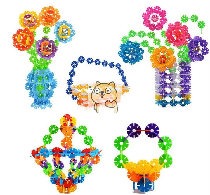 500 шт наборы головоломок детские игрушки DIY Пластик ручной работы Снежинка штук Минифигурки друзья игрушки