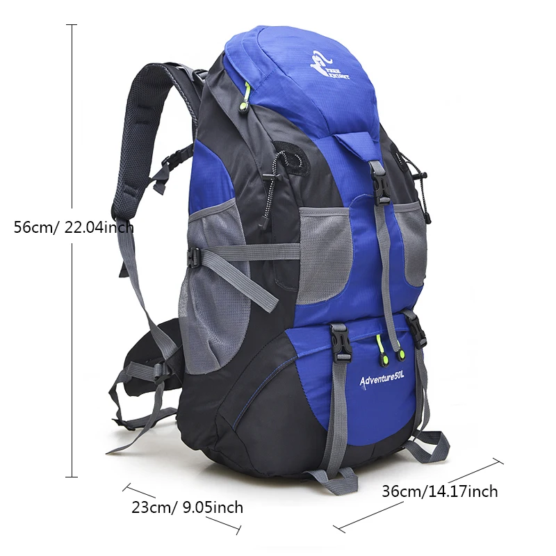 Mochilas de Viagem para as Mulheres Bolsa do Esporte ao ar 50l à Prova Caminhadas Mochila Trekking Livre Escalada Montanhismo Bolsas Caminhada Pacote D50água Men 6 Cheap Mochilas escal.
