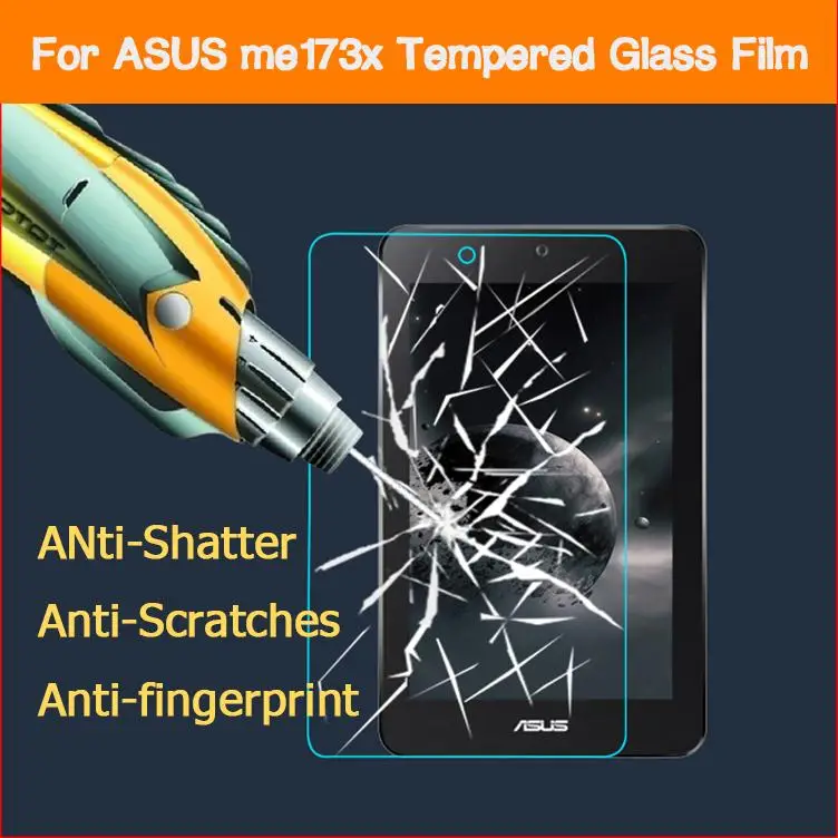 0 26mm 9H 2 5D Screen protector protective Anti shatter front HD lcd films for Asus