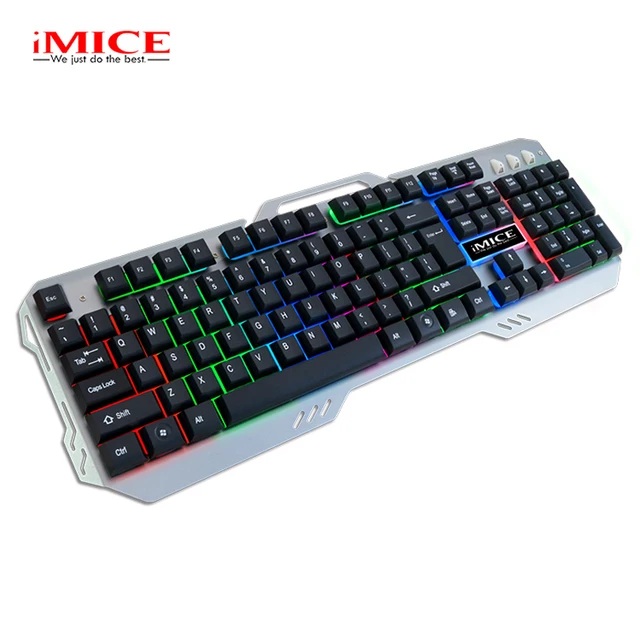 Cheap iMice USB Wired Gaming Keyboard with RGB Backlit Keycaps Teclado Gamer with Russian Sticker for Overwatch LOL DOTA 2 PC Games Cheap iMice USB Wired Gaming Keyboard with RGB Backlit Keycaps Teclado Gamer with Russian Sticker for Overwatch LOL DOTA 2 PC Games