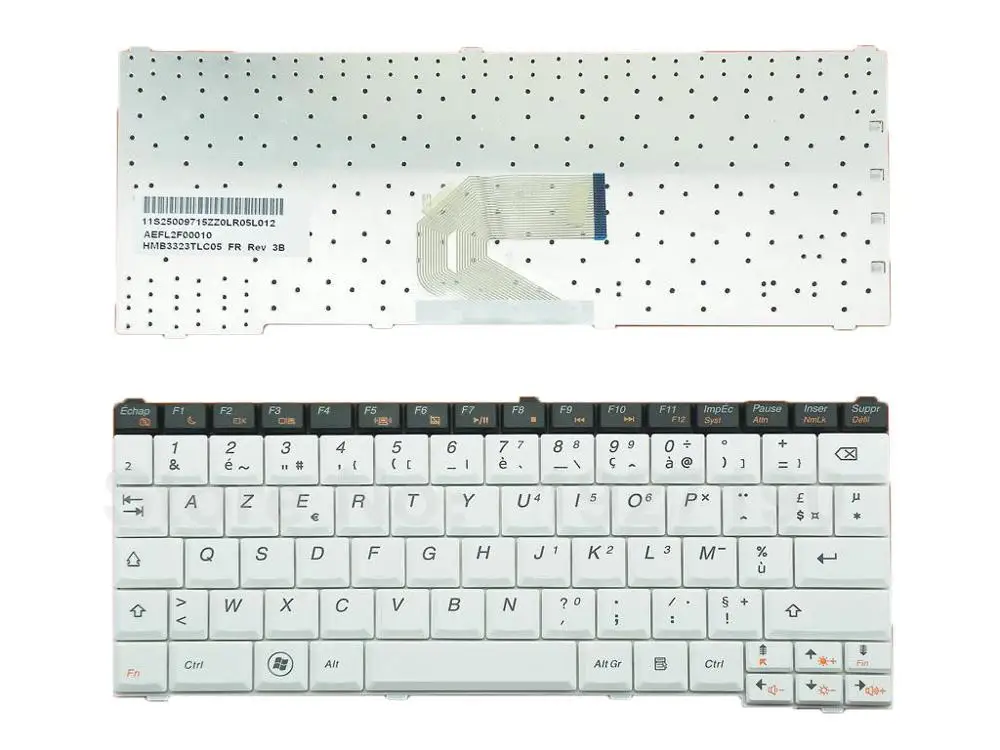 FR French Keyboard Laptop for LENOVO S10 3T WHITE New Azerty Laptop