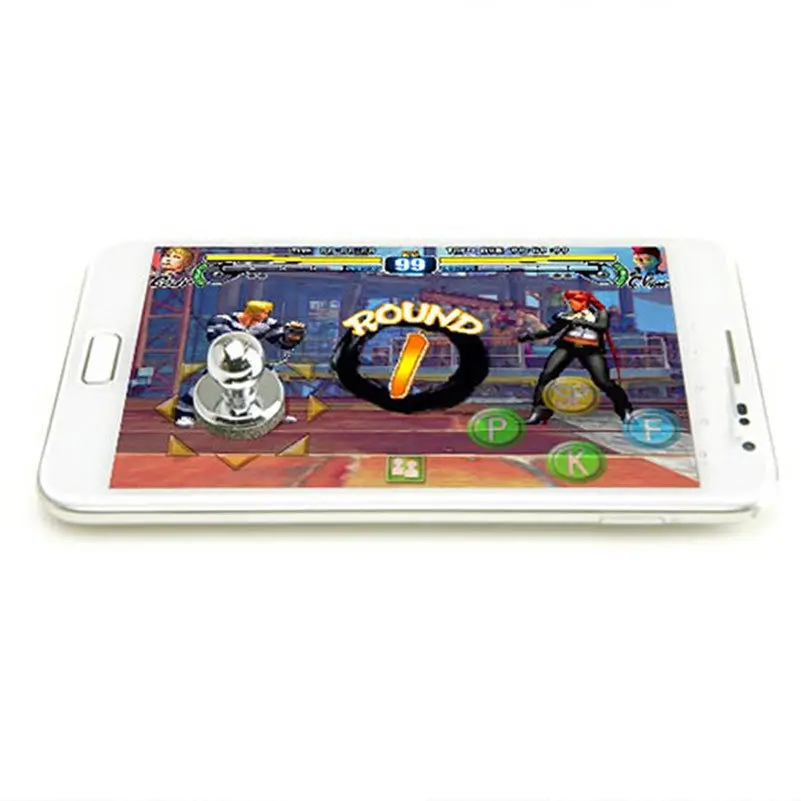 Goedkoop Golden Grappige Joystick Fysieke game rocker Joypad Arcade Game Stick Voor iPhone iPad 1 2 3 air Voor Android Touch tabletten