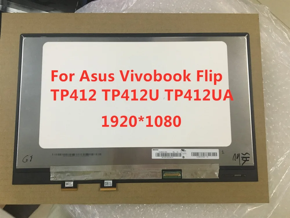 14 ''N140HCA для ASUS VivoBook флип 14 TP412 TP412U TP412UA дисплей сенсорный экран ЖК-дисплей сборка 1920*1080