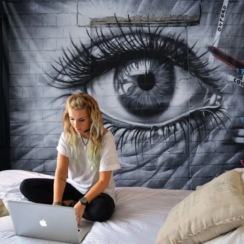 

Large Eye Print Tapestries Art Decorative Tapestry