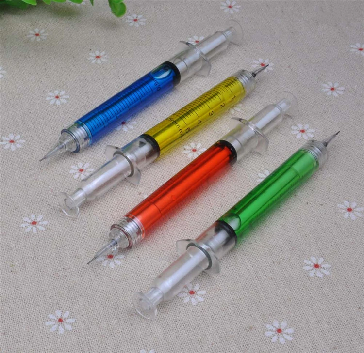 30pcs / lot ,0.5mm Needle Syringe mechanical pencils , Novelty Syringe mechanical pencil as school stationary 2