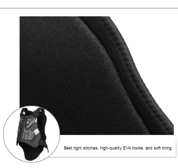 WOSAWE защита для тела Броня мотоциклетная куртка мотокросса задняя защита без рукавов позвоночника Грудь Защитные шестерни мото защита