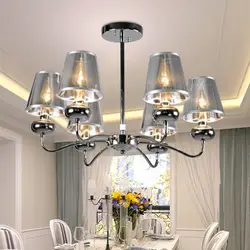 Post современный Italia стиль железные люстры минималистичный креативный свет ресторан кафе бар столовая Лофт люстры освещение