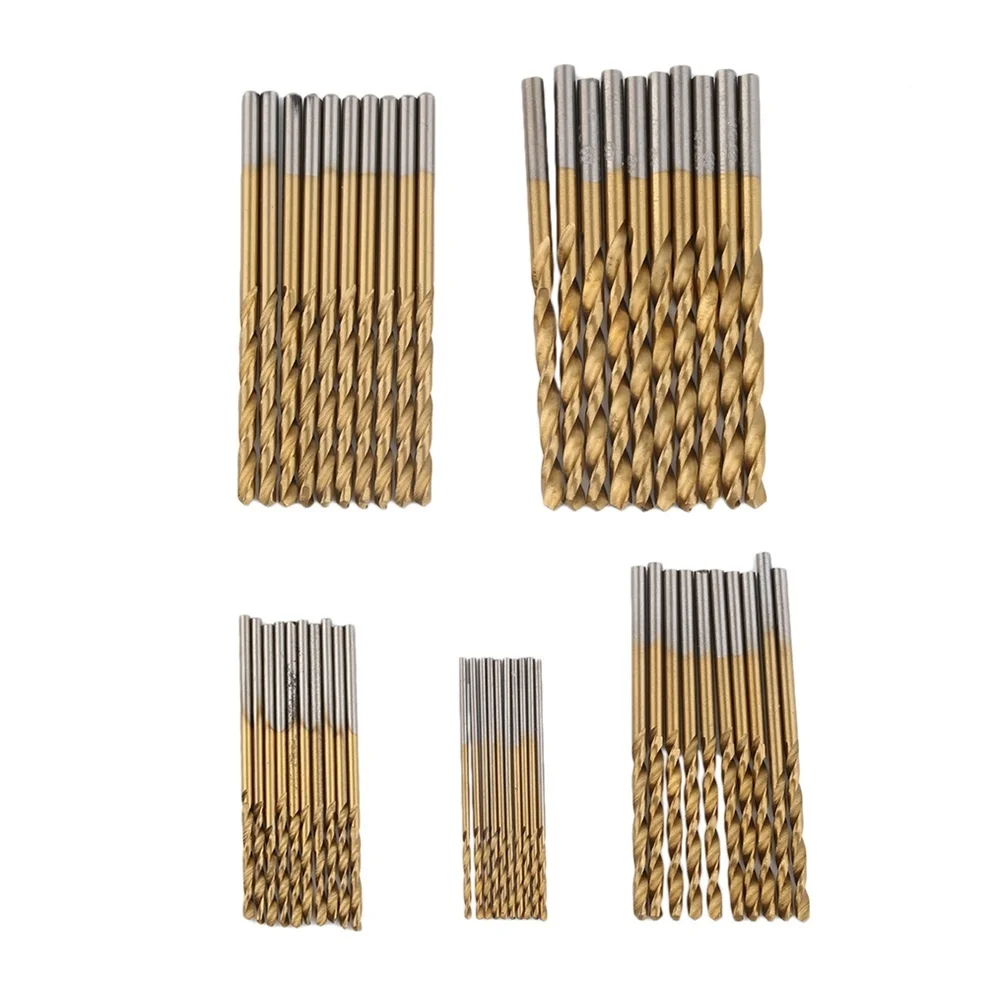 

Hand tool accessories 50pc Metal Drill Bit Set HSS Metric Twist Drills 1mm-3mm Drill Bits uz9 woodworking workmansh