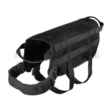 Армейский тактический жилет для собак охотничий тренировочный жилет для собак на открытом воздухе Военная одежда для собак