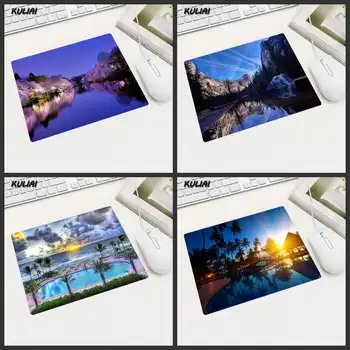 

XGZ Nice Sky Panoramic Rectangular Small Size Rubber Cool Durable Three Mouse Pad Mousepad For Computer Notebook Mice Mat