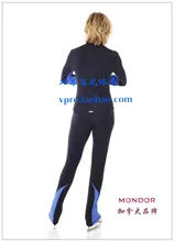 skating training trousers for women free shipping blue color custom figure skating dress customize
