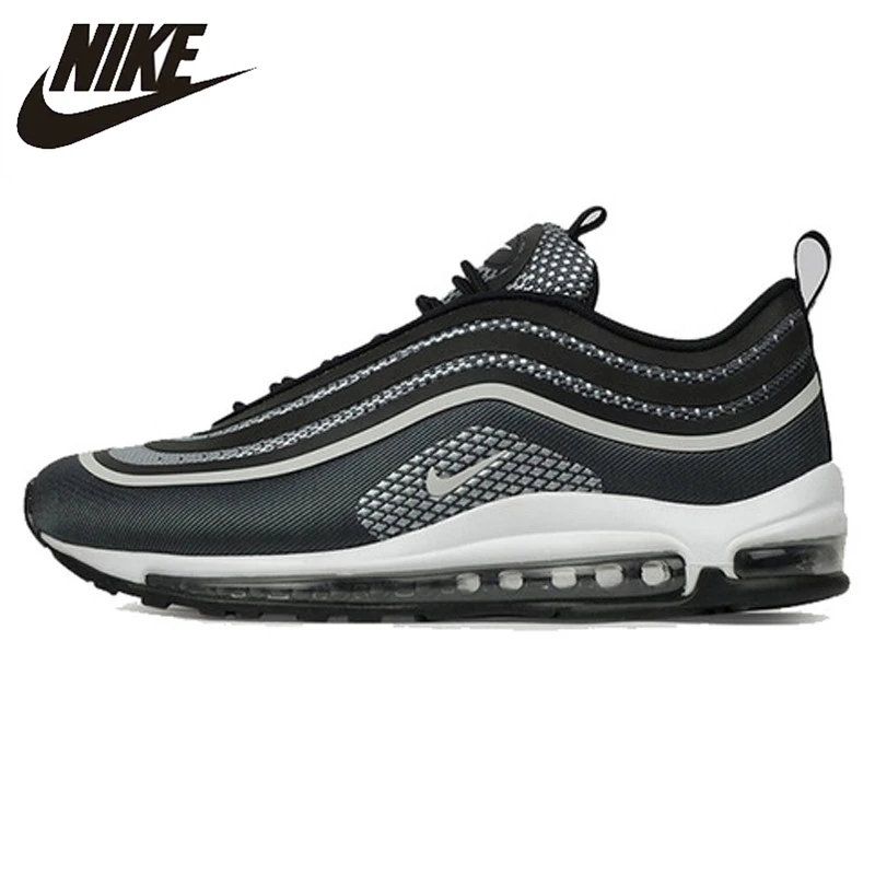 

Nike Air Max 97 Ultra Men's Running Shoes,Outdoor Sneakers Shoes, Black, Non-slip Shock Absorbing Wear-resistant 918356 001