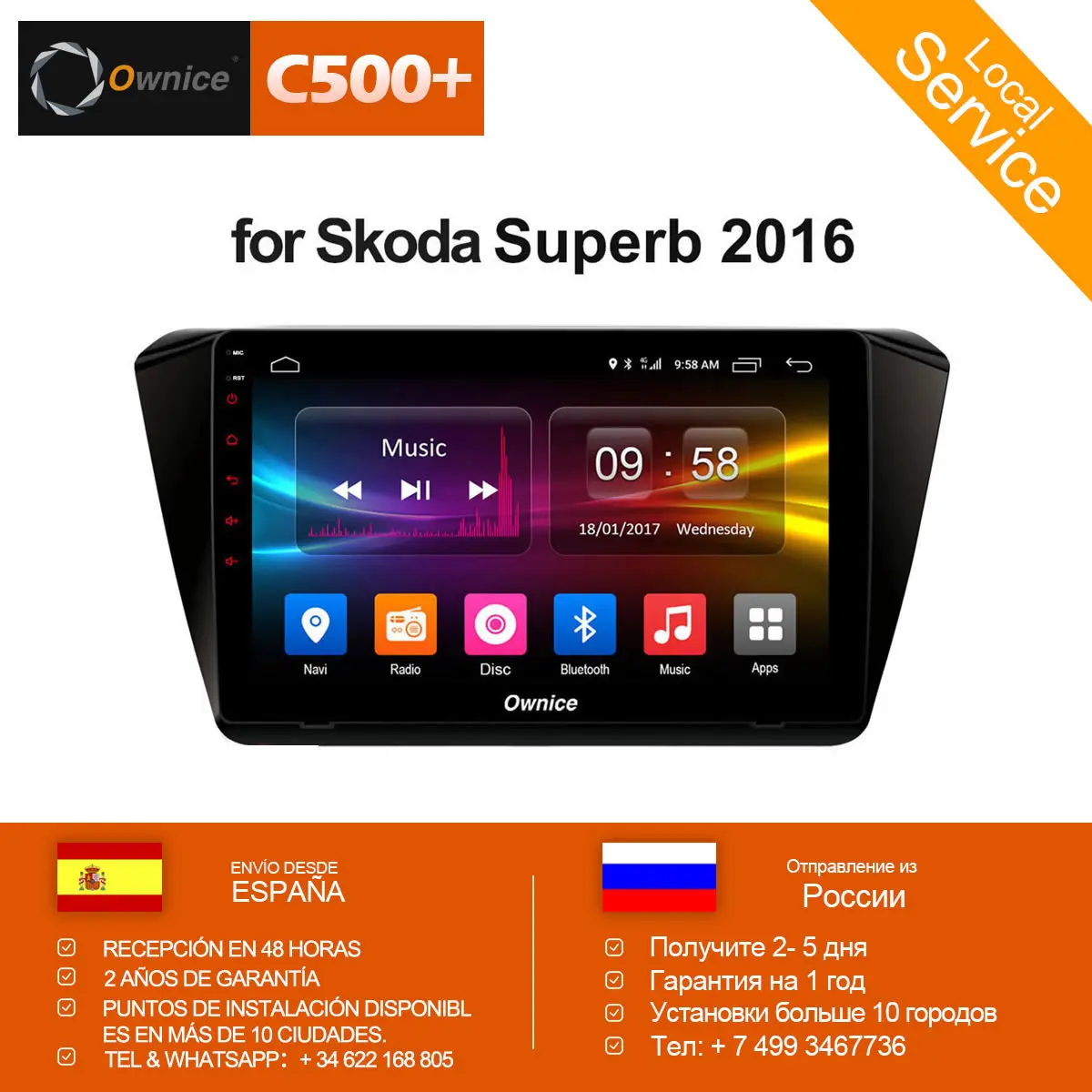 

Ownice K1 K2 Android 8.1 8 core 10.1" car radio player 2G RAM 32G GPS Navi Support DVD 4G for Volkswagen skoda Superb 2016