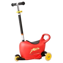 Чехол для детского трехколесного велосипеда многоцелевой педаль коляски flash baby slide car 3-5 лет Многофункциональный 5 в 1 flash slide