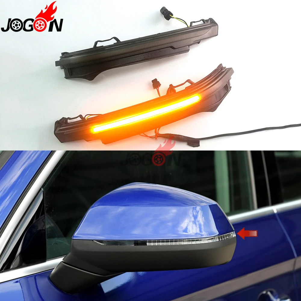 

For Audi Q7 4M 2016 -2019 Q5 FY 2018 -2019 Side Wing Rearview Mirror Blinker Indicator LED Dynamic Turn Signal Light Sequential