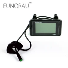 bafang Electric Bicycle display 36V 48V e bike intelligent C961 Control Panel EBIKE LCD Display Parts waterproof connector