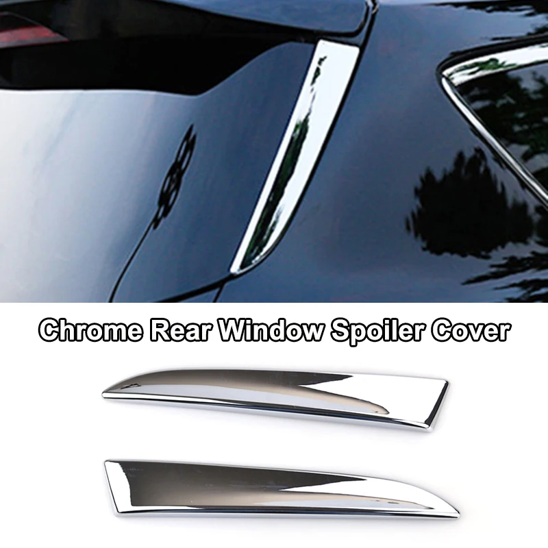 Для Ford Escape Kuga 2013 хромированный передний задний противотуманный светильник, дверная ручка, Накладка для кузова, отделка, украшение автомобиля - Цвет: rear spoiler cover