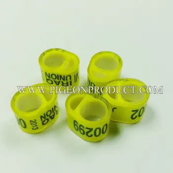 

100pc 8mm free shipping aluminum with plastic ring for racing pigeons belgium type ring