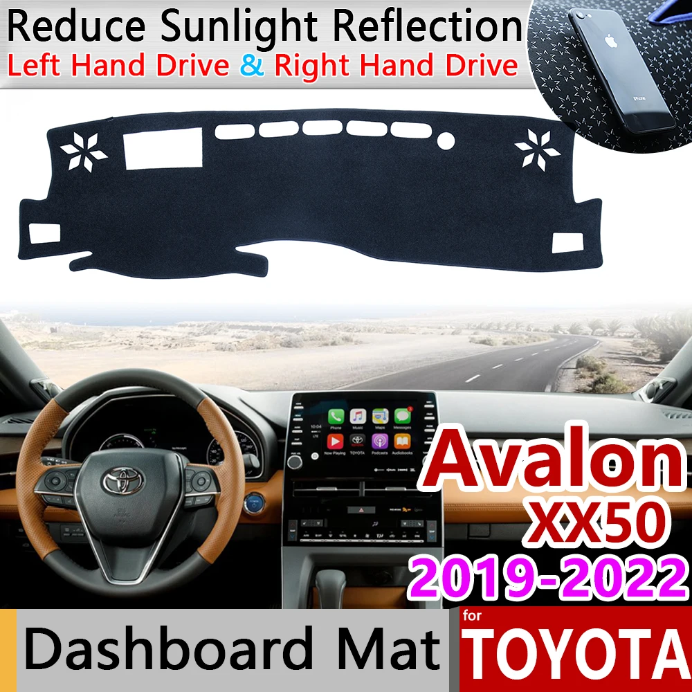 Для Toyota Avalon 2019 2020 2021 2022 XX50 50 Противоскользящий коврик на приборную панель