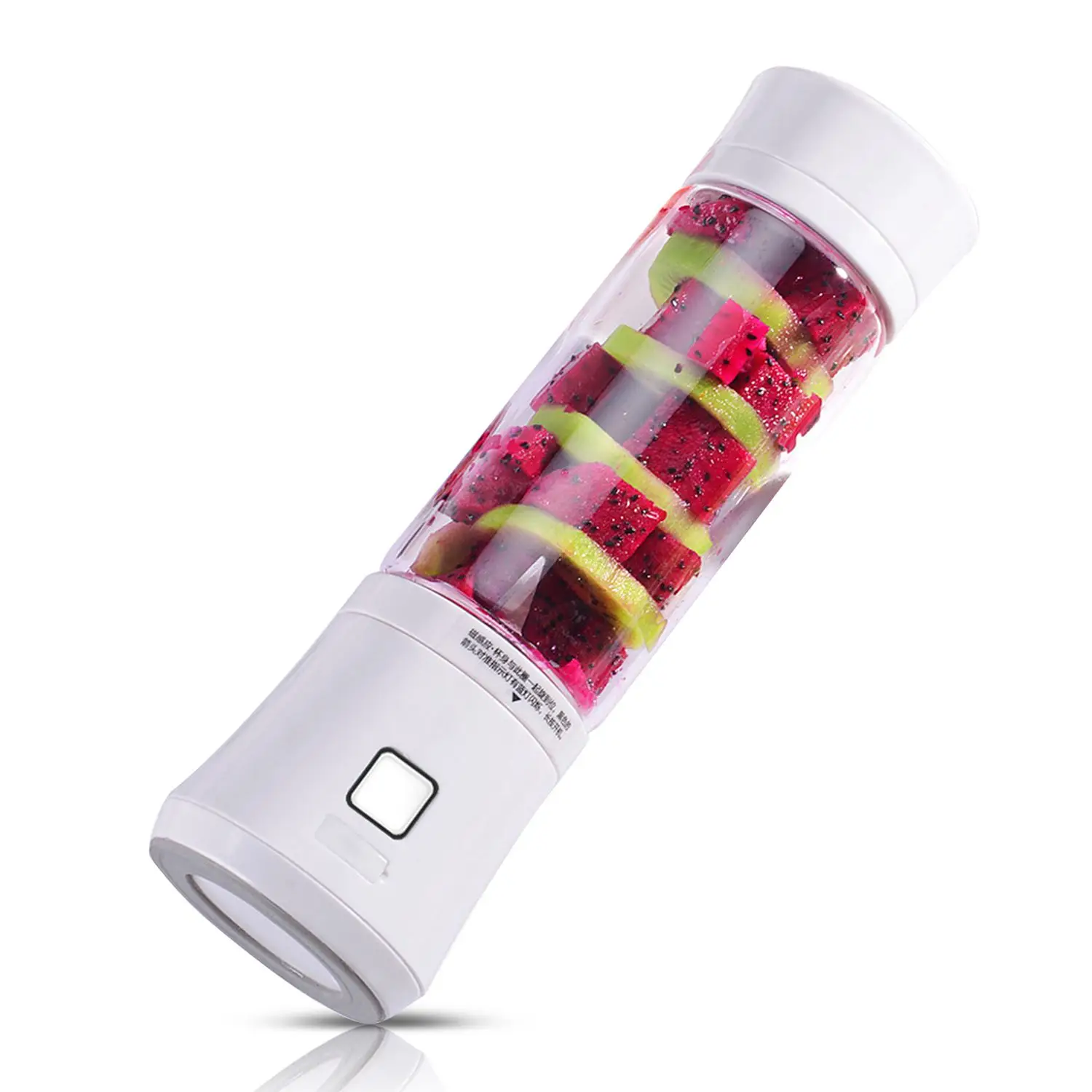 High Quality 480ml USB Mini Blender Glass Bottle Juicer 6 Blades Portable Fruits Mixer Meat Grinder Juice Maker Machine