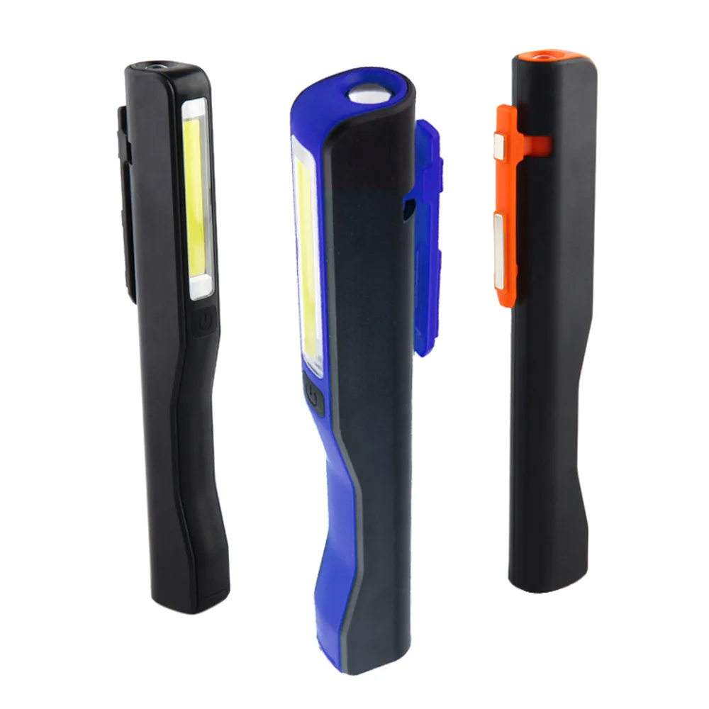 

COB LED Pen Light Clip Magnet USB Work Inspection Camping Flashlight Torch Lamp Camping Light Magnetic Work Flashlights 6.20