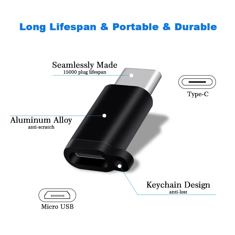 Адаптер-конвертер Ascromy mi cro USB-type C для huawei P20 Pro Xiaomi mi 8 mi 8 samsung Galaxy S9 S8 Oneplus 6 6T USB C type-C