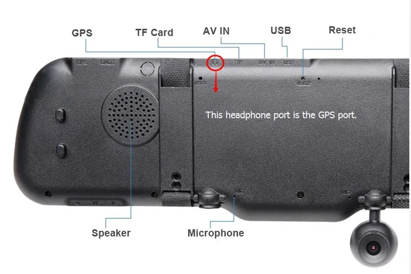 Dashcam Full HD 1080P 5,0 дюймов ips сенсорный экран Камера Автомобильное Зеркало Android WiFi gps навигация DVR двойной объектив Автомобильная камера рекордер